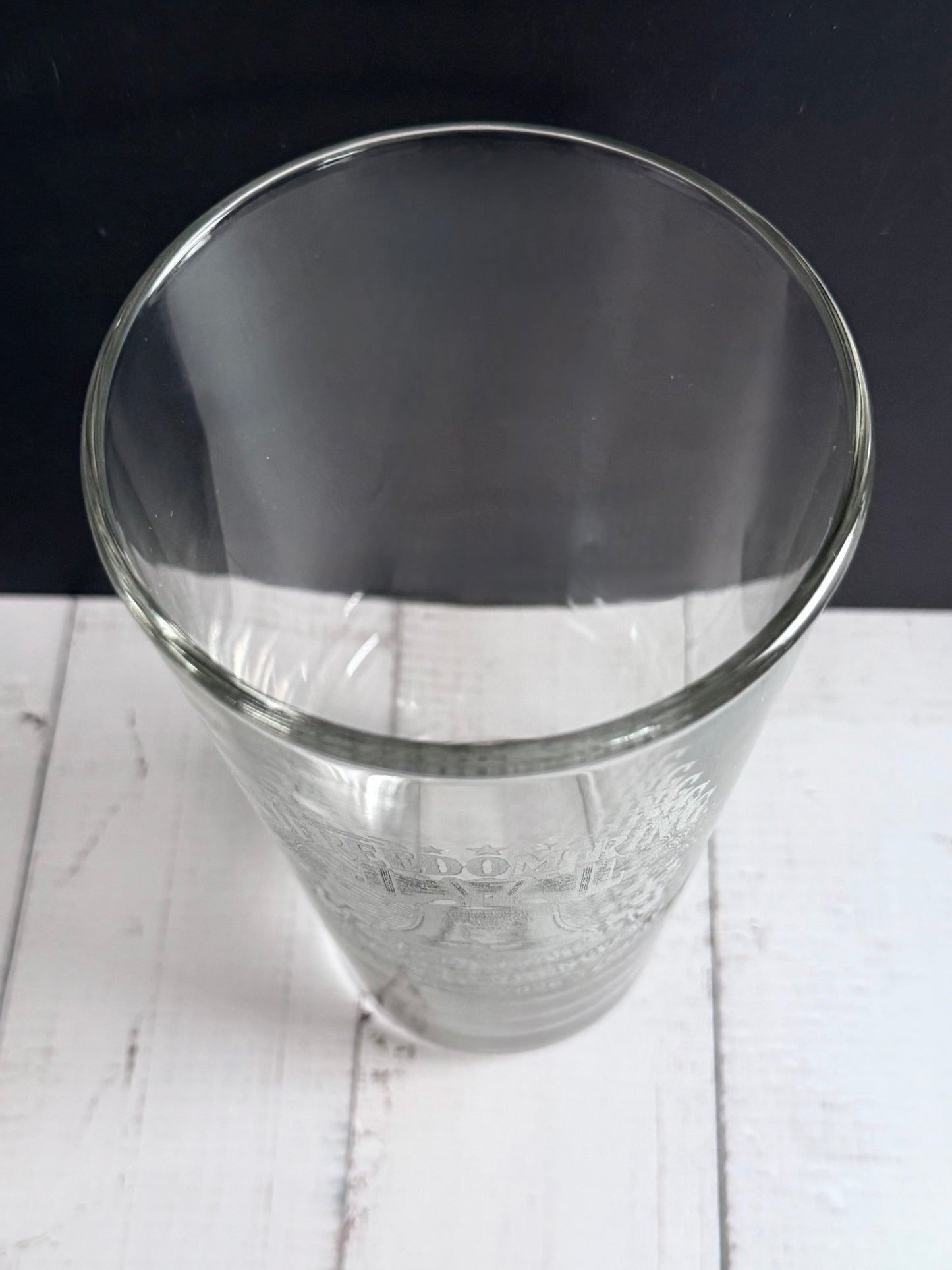 16oz Pint Glass Engraved - Freedom Ring