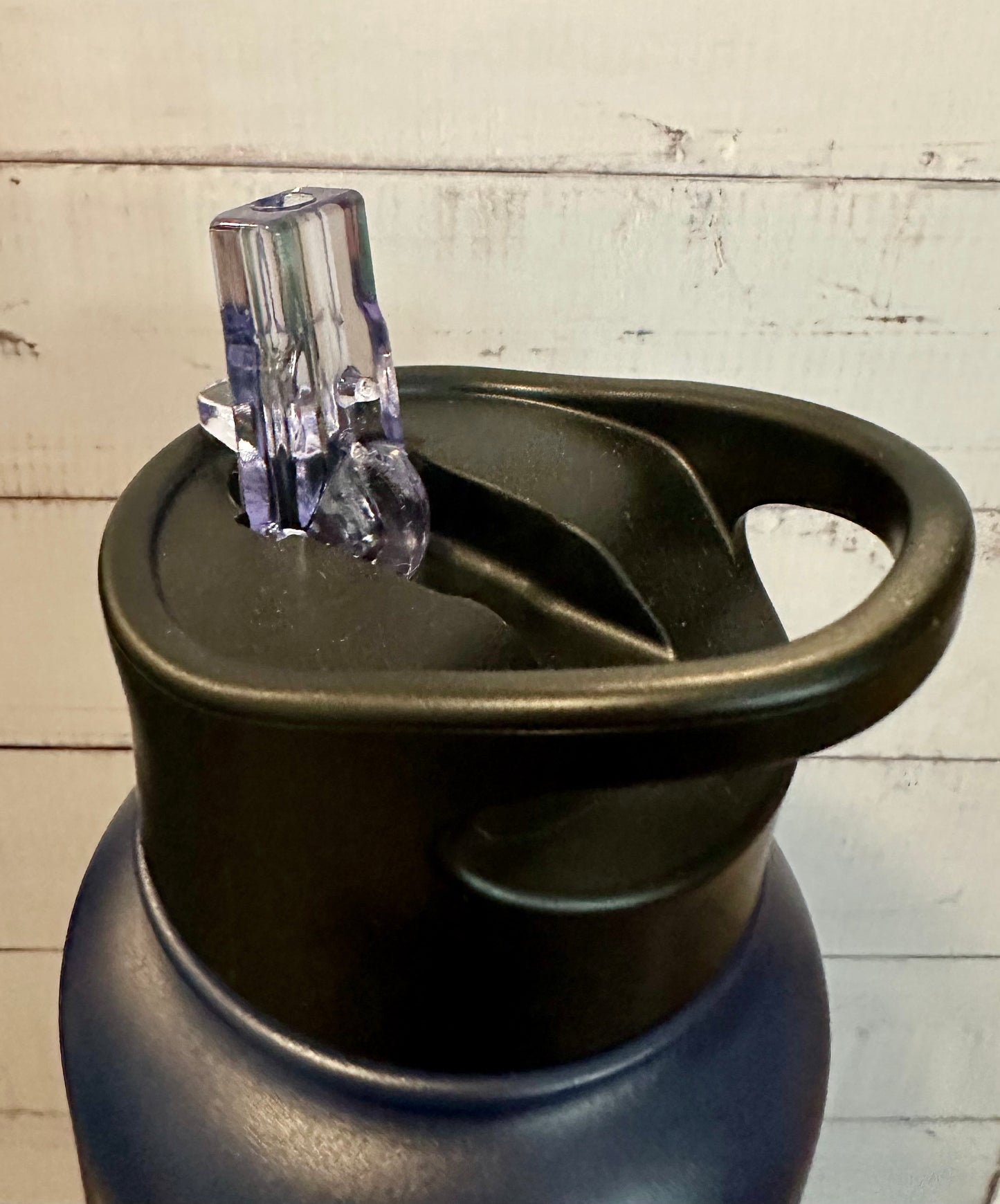 40oz. Insulated Water Bottle with Collapsible Straw Lid - Navy, EMS First Responder