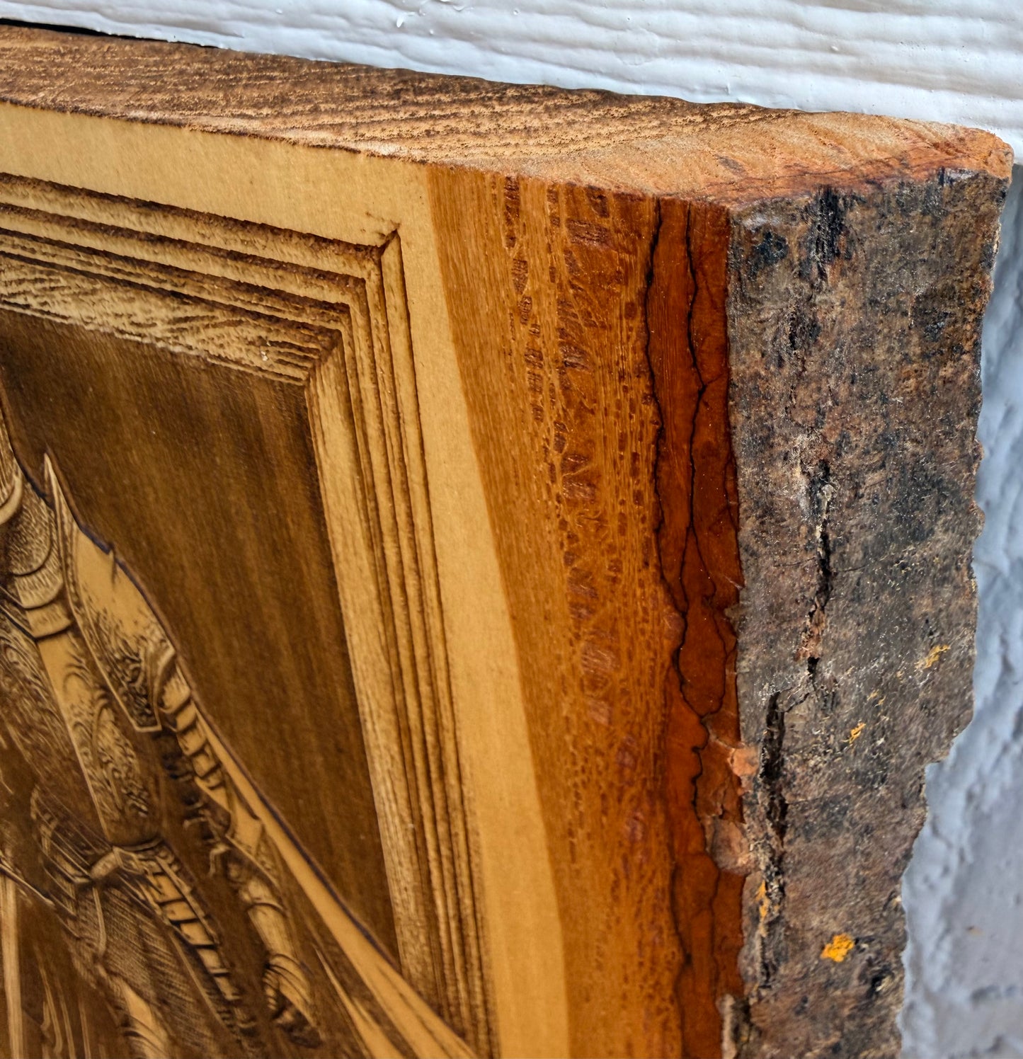Plaque Live Edge Rectangular - Knight