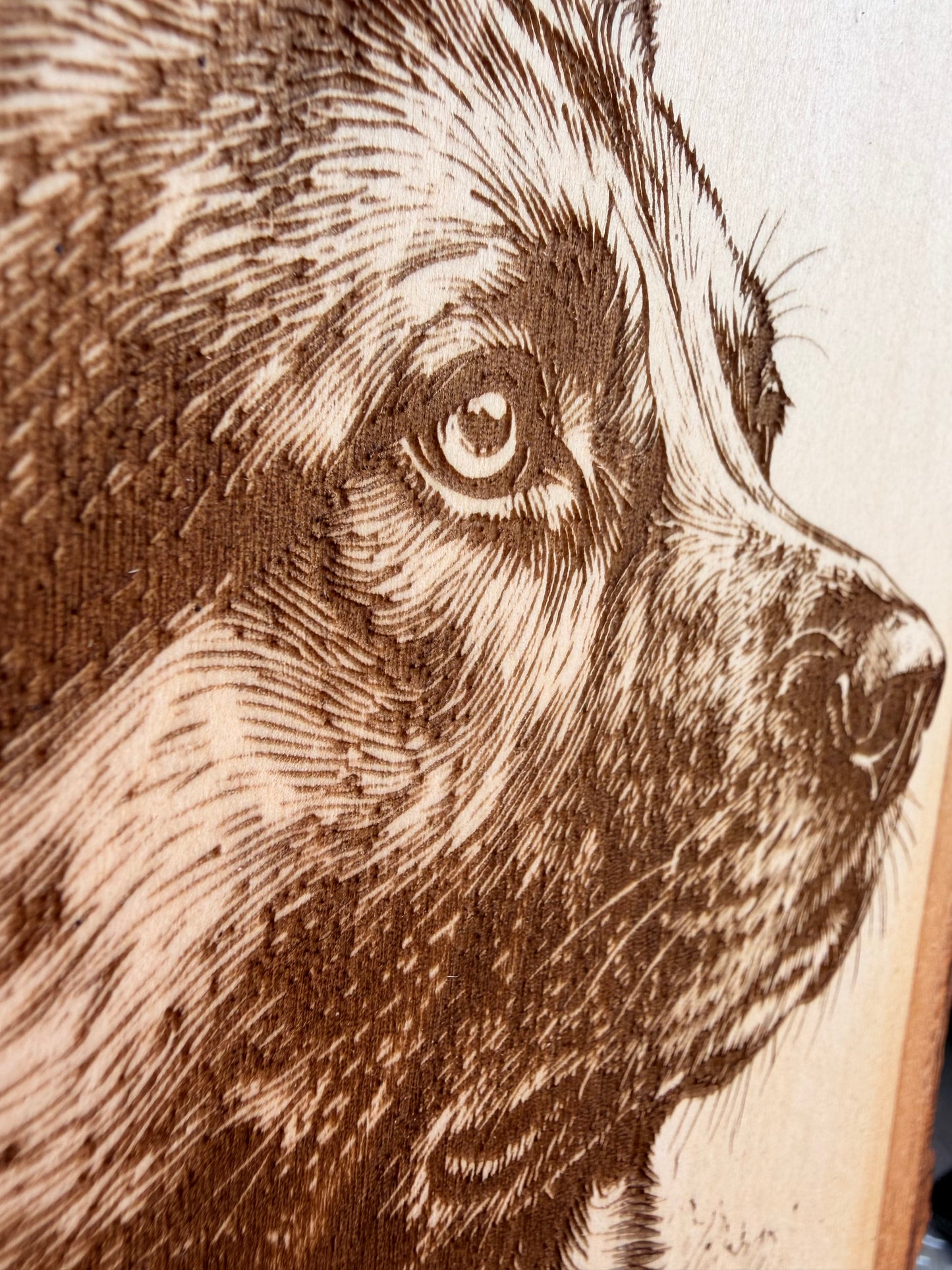 Plaque Live Edge Rectangular - K9 Hero