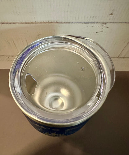 I Can Wine, I’m Retired - Navy - 12oz Stainless Steel Double Wall Vacuum Insulated Wine Tumbler with Lid