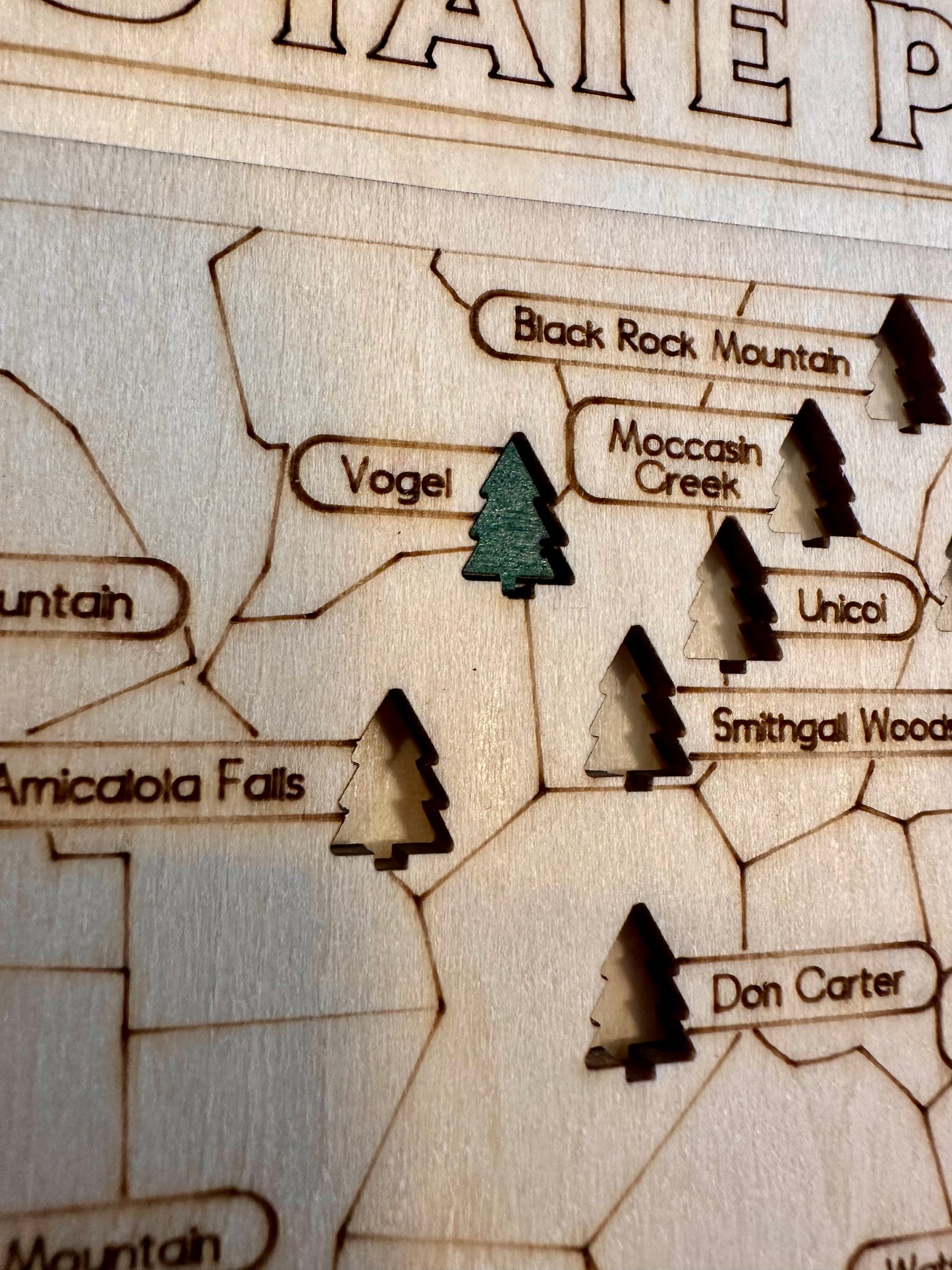 State Park Visit Tracking Map - Georgia
