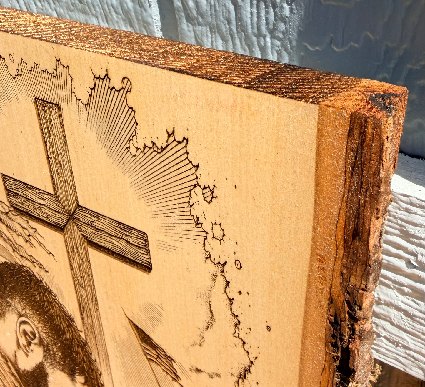 Plaque Live Edge Rectangular - Marine Tribute