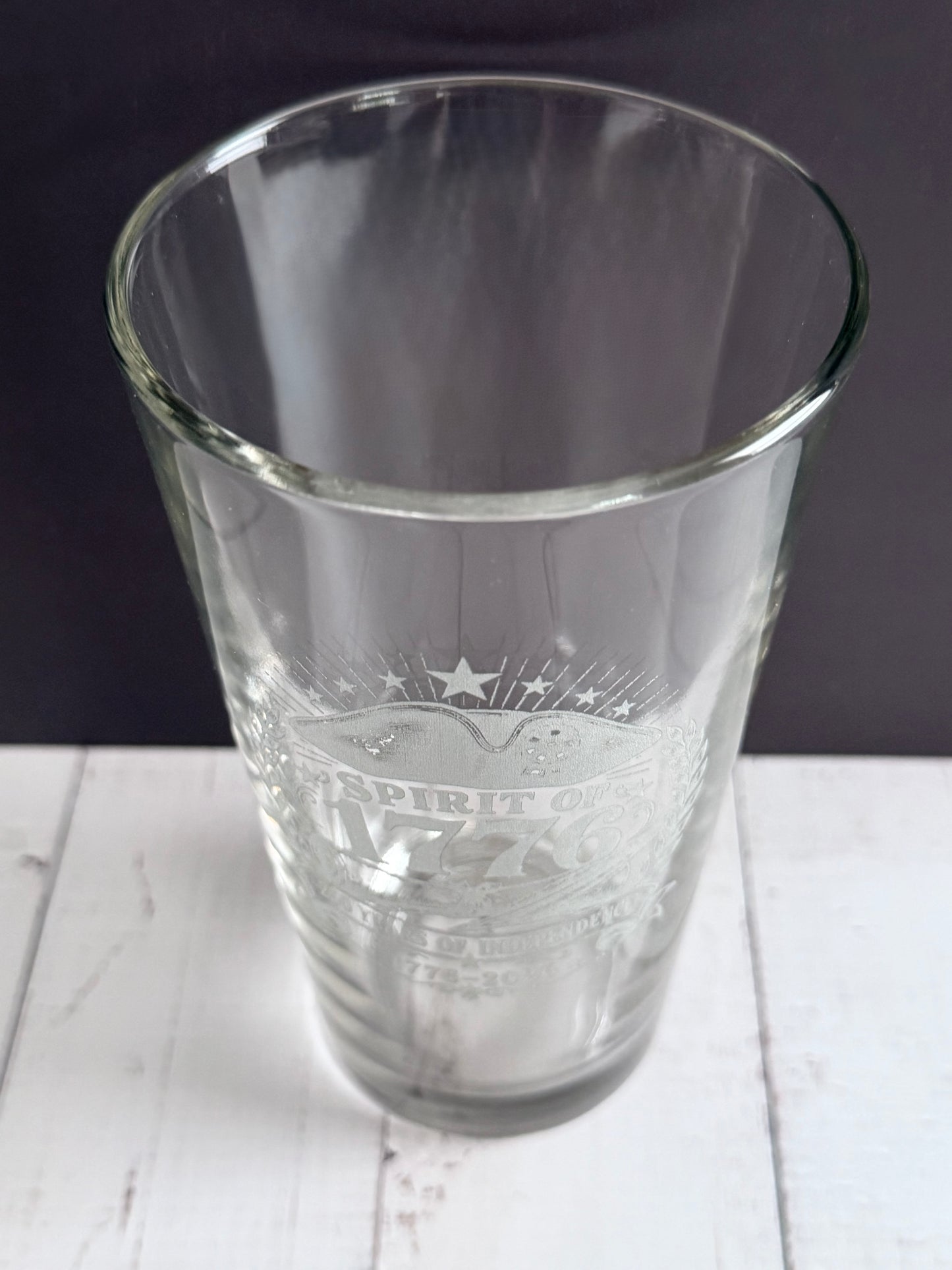 16oz Pint Glass Engraved - Spirit of 1776