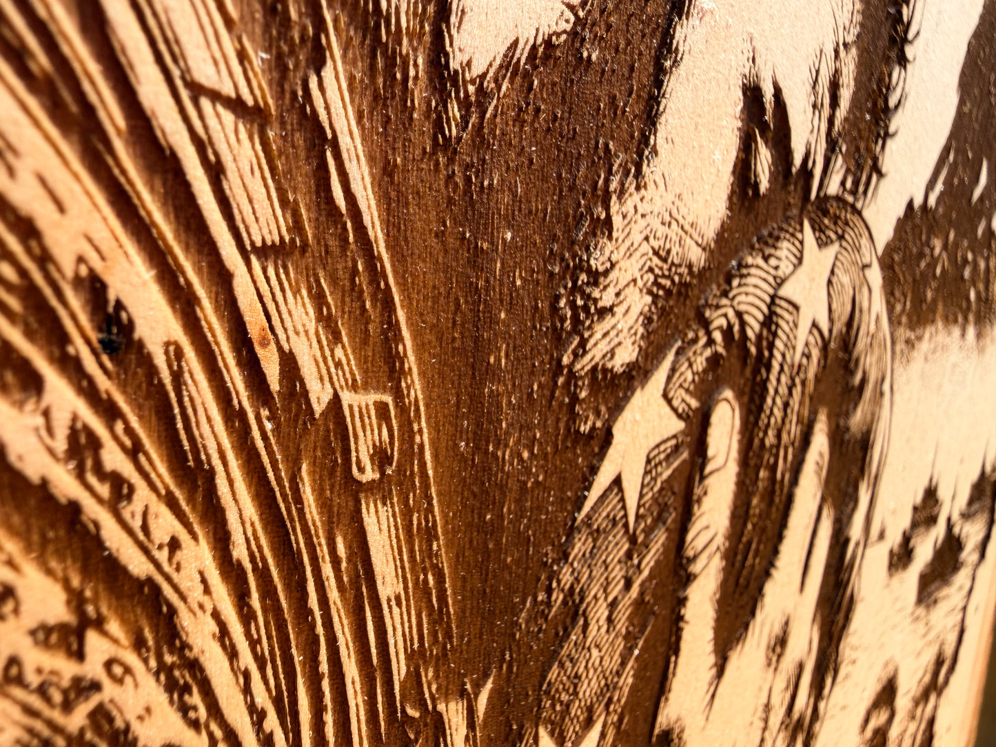 Plaque Live Edge Rectangular - Marine Tribute