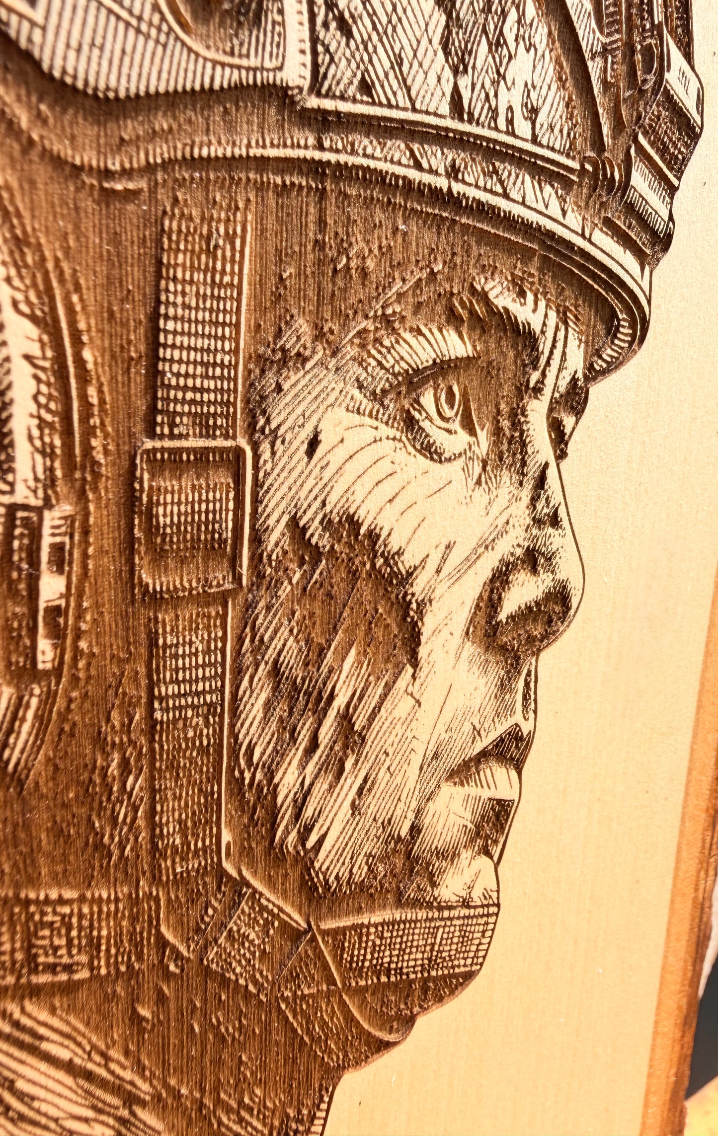 Plaque Live Edge Rectangular - A Soldier’s Life