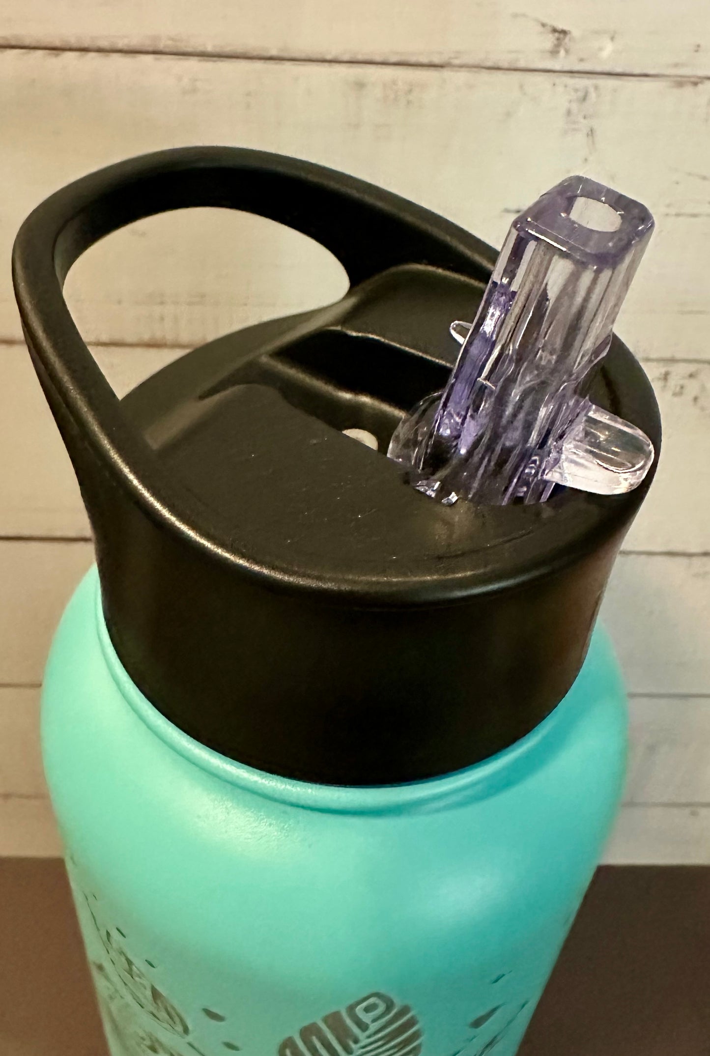 40oz. Insulated Water Bottle with Collapsible Straw Lid - Teal, Best Mom Ever