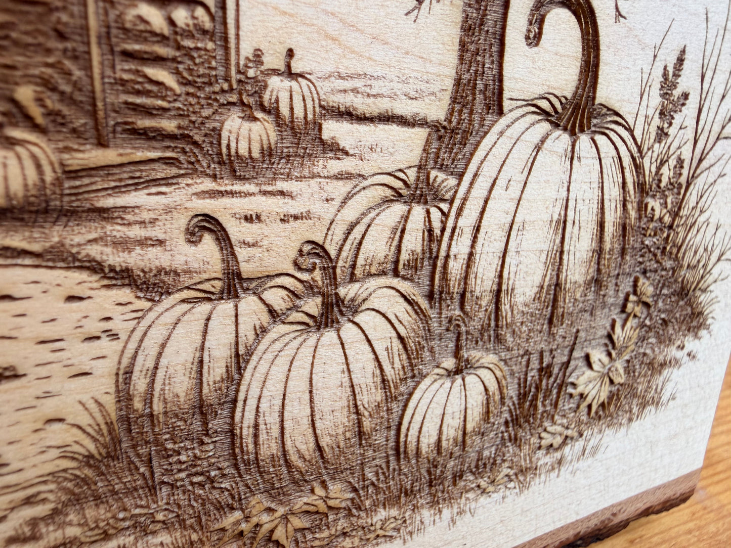 Plaque Live Edge Rectangular - Pumpkin Barn
