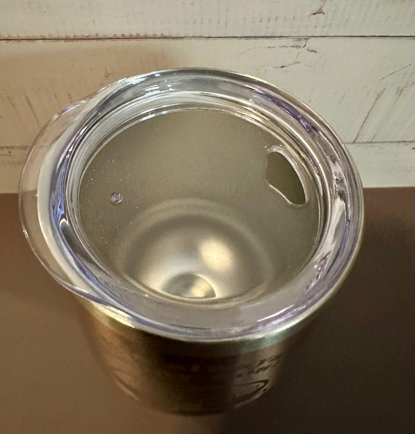 It’s Always Happy Hour When Your Camping - Rose Gold - 12oz Stainless Steel Double Wall Vacuum Insulated Wine Tumbler with Lid