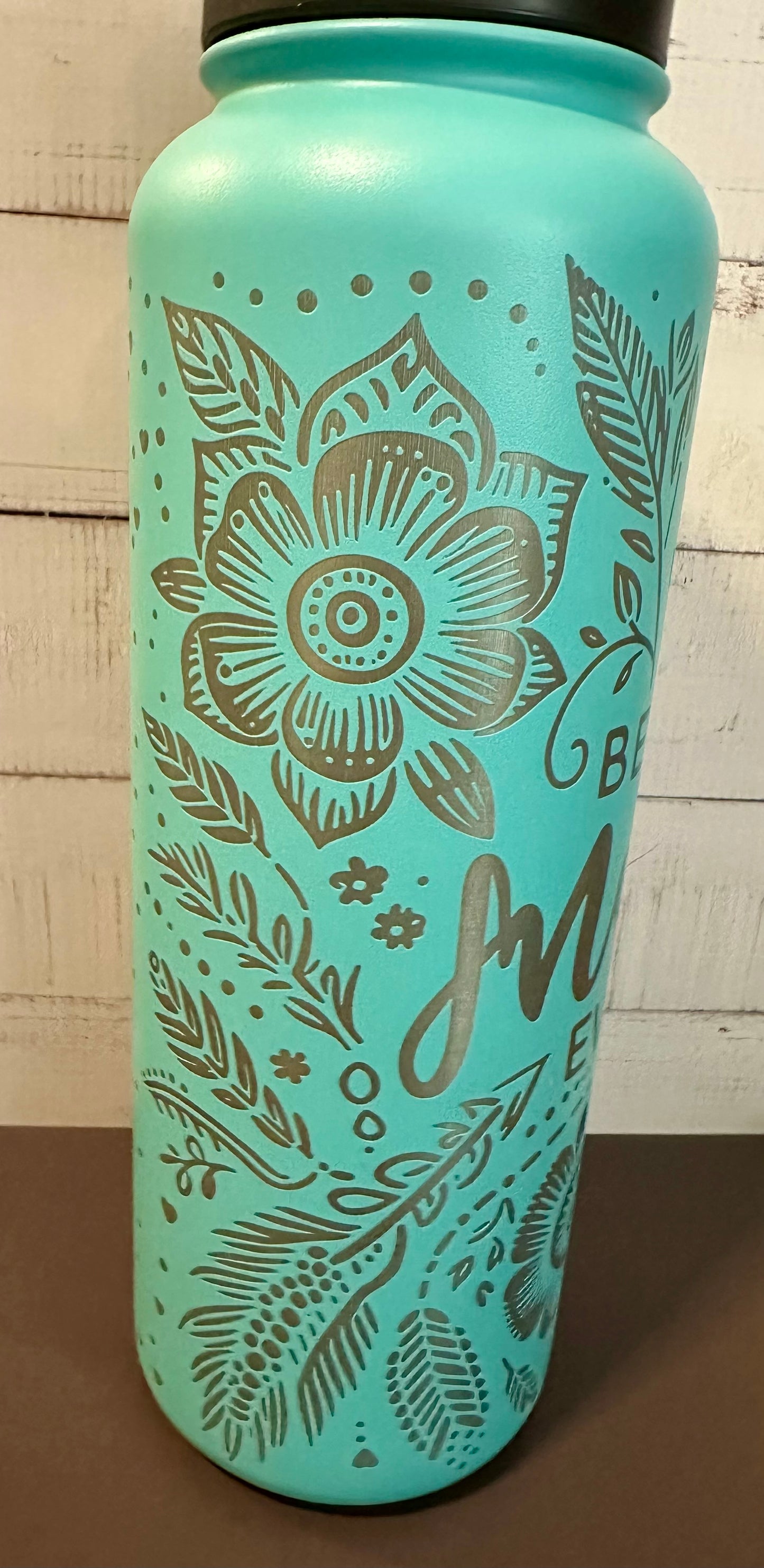 40oz. Insulated Water Bottle with Collapsible Straw Lid - Teal, Best Mom Ever