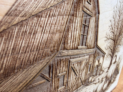 Plaque Live Edge Rectangular - Pumpkin Barn