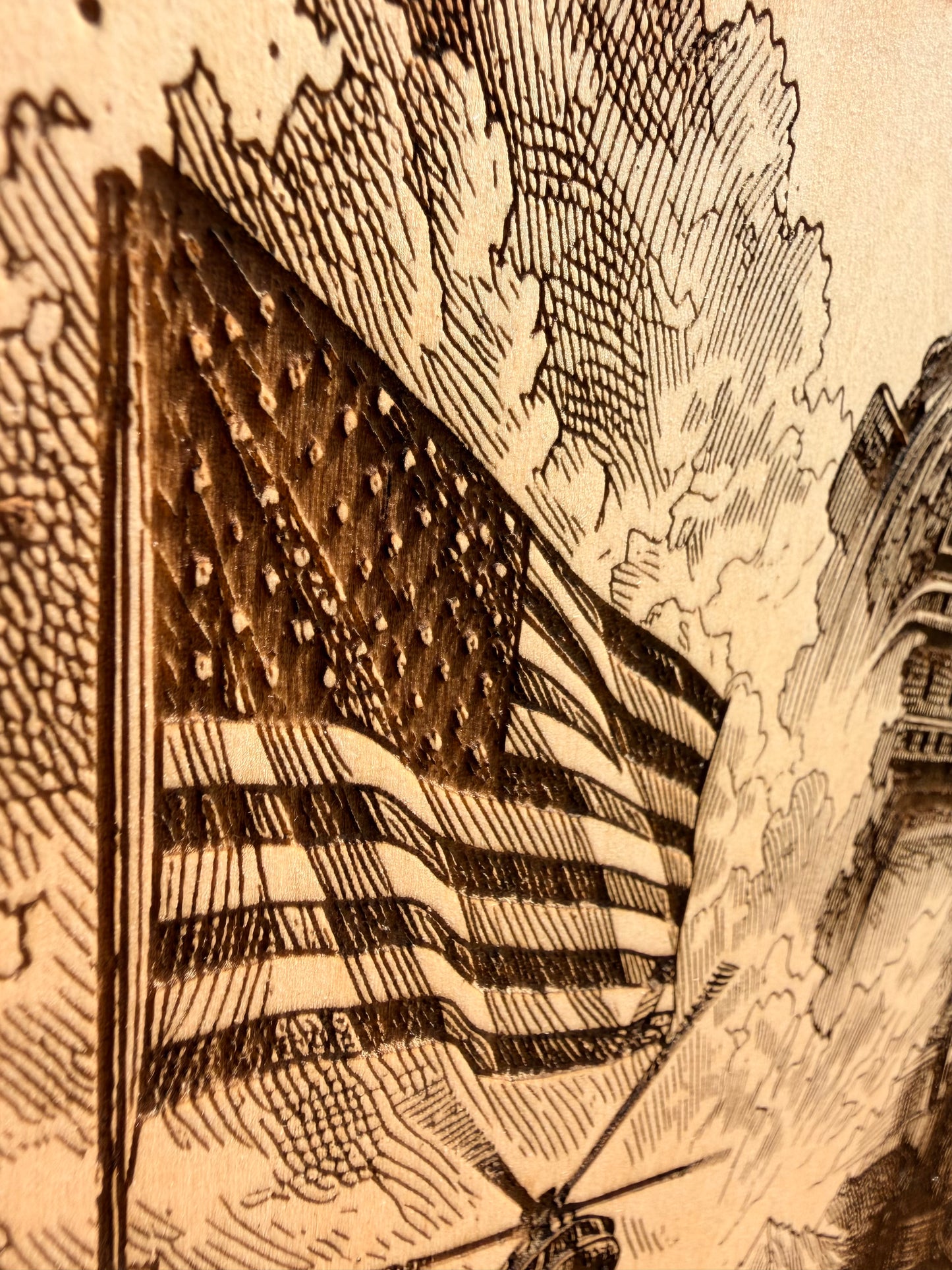 Plaque Live Edge Rectangular - A Soldier’s Life