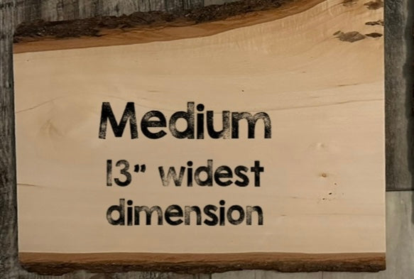 Barn and Tractor Live Edge Rectangular Plaque